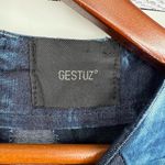 Gestuz denim two tone blue long sleeve pullover dress size 38 / US medium Photo 6