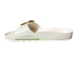 Birkenstock  Madrid Big Buckle EVA Sandals Eggshell Size 39 / 8 Women Narrow EUC Photo 11