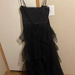 Betsy and Adam "JASMINE" SPAGHETTI STRAP MESH CORSET GOWN Photo 0