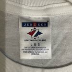 Jerzees  white grandma rules teddy bear short sleeves shirt  L Photo 2