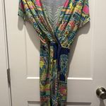 Mara Hoffman Printed Faux Wrap Dress Size XS Coverup Bright Colors Photo 1
