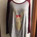 Moa Moa  glittery deer head swing top Photo 0