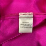 Amanda Uprichard  100% silk hot pink fuscia mini halter dress w/ ruffle - XS Photo 11