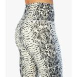 Balance Collection  Crop Leggings Womens S Black White Snake Print High Rise Photo 3