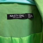 Nasty Gal Double breasted lime green blazer Photo 2