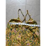 Old Navy  Maxi Dress‎ Womens XS Yellow Floral Criss Cross Back Boho Resort Preppy Photo 7
