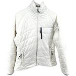 Salomon  Primaloft Quilted Puffer Jacket Full Zip Zip Pocket Winter White XLarge Photo 0