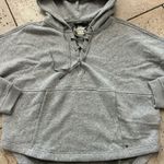 NWT Women fashion hoodies size S Gray Photo 1