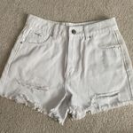 Boutique White Jean Shorts Photo 0
