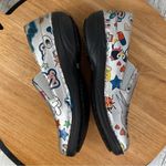 Spring Step  Clogs Ferrara Graffiti‎ Print Slip On Slip Resistant Silver 6 Photo 5