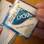 Speedo  Women's Racing Race Xtra Life Lycra Swimsuit Vintage Blue NWT Size 26 Photo 7