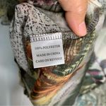 Alberto Makali ‎ tropical scenery art to wear cold shoulder short sleeves blouse Photo 5