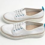 Vionic  Jovie White Espadrilles Faux Lace  Slip On Shoes, Size 6 Photo 5