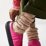 Free People FP Collection Women's Pillow Talk Mule Slippers Pink Sz EU 38 / US 7 Photo 0