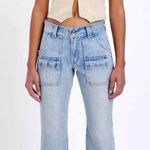 Levi's  PREMIUM Middy Outback Patch Pocket Bootcut Jeans – Days of Summer Sz 34🧡 Photo 0