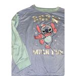 Disney  WOMENS STITCH 2 PIECE PAJAMA  SET - size small 4/6 Photo 3