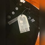 Kendall + Kylie Black Kali Button Fly Shorts Size 9/10 Photo 3