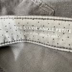 AG Adriano Goldschmied AG Jeans The Stevie Ankle Petite Corduroy Gray Slim Straight Pants Size 28P Photo 4