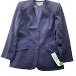 Oleg Cassini Wool Suit Blazer Jacket Purple Size 10 Vintage Rare Workwear NWT Photo 7