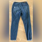 Judy Blue High Rise Skinny Tummy Control Jean with Distressed Hem size 15 / 32 Photo 10