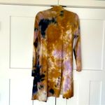 290. Crepes Tie Dye Open Front Long Sleeve Cardigan with Pockets Size M Photo 1
