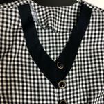 Vintage Gingham Midi Dress V Photo 3