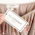 No Comment Floral stretch ruched summer dress Size Small NEW Photo 7