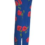 Flynn Skye Floral Cutout Sleeveless Rosalie Blue Pink Jumpsuit size Small Photo 2
