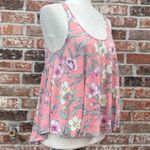 American Eagle pale pink floral hi-low tank top / S / Excellent condition Photo 1