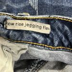 Rue 21 Twentyone Black Button Fly Distressed Low Rise Raw Hem Jegging Flex Jeans 13 14 Photo 7