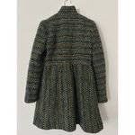 Anthropologie  Plenty By Tracy Reese Wool Blend Coat Size 4 Boho Artsy Unique Photo 1