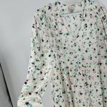 A New Day v-neck tiered midi leopard print vibrant pink teal print Easter spring Photo 4