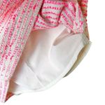 Halogen Pink Eyelash Tweed Zip Pocket Pencil Skirt Barbie Preppy Career 8 Photo 2