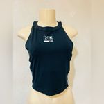 Nike  Sports Bra Crop Top Black Gray Colorblock.  Size Women's small Photo 3