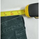 J.Crew  Women's Corduroy Pants Size 32 Green High-Rise Toothpick Pockets Photo 2
