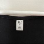 BP Dress Long Sleeve V-Neck Mini Black Solid Casual Neutral Photo 7