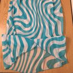 Venus New Women’s Lightweight Swimsuit Cover Up Blue White Size Xs Photo 2