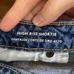 Universal Threads Universal thread high rise shortie distressed light wash denim shorts size 27 Photo 6