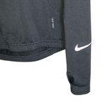 Nike  Black Long Sleeve Athletic Top with hood Photo 7