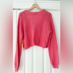 C&C California  Vibrant Coral Knit‎ Cardigan Size Medium NWT Photo 3