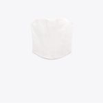 ZARA  embroidered corset top Photo 6