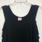 Wanna B  I Sleeve Cut Out Black Top Photo 2