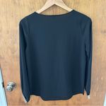 Stella & Dot  Black Drape Top with Gold Cuffs. Size Small. Photo 6
