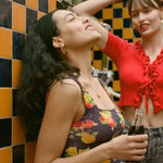 SheIn Womens cardigan size extra small/2 Red front tie open top ribbed short s… Photo 0