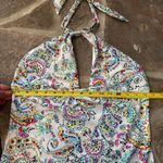 Venus Floral Paisley halter tie neck one piece swim suit multicolor Photo 0