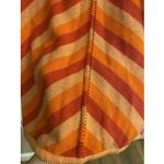 RUNAWAY THE LABEL Runaway Womens 4 Orange Striped Halter Neck Sleeveless Knit Mini Dress Coconut Photo 3