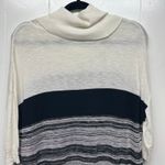 Cremieux Colorblock Cowl Neck Women's Pullover Knit Sweater Size Medium Black Photo 5