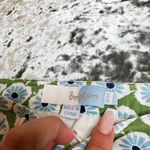 Boden Blue Floral Midi Skirt Green Size 10 Photo 5