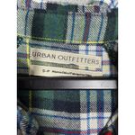 Urban Outfitters Green Oversized Plaid Flannel Shirt S Photo 6
