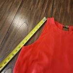 Sfera Layered Front Crew Neck burnt orange tiered sleeveless mini Dress M/L Red Size L Photo 2